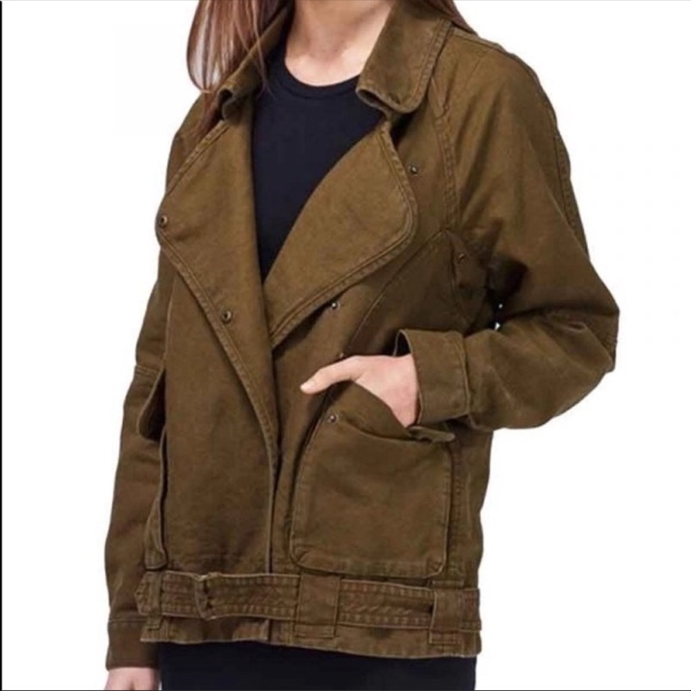 Aritzia Wilfred Free Rayder Jacket- Olive- Size XS
